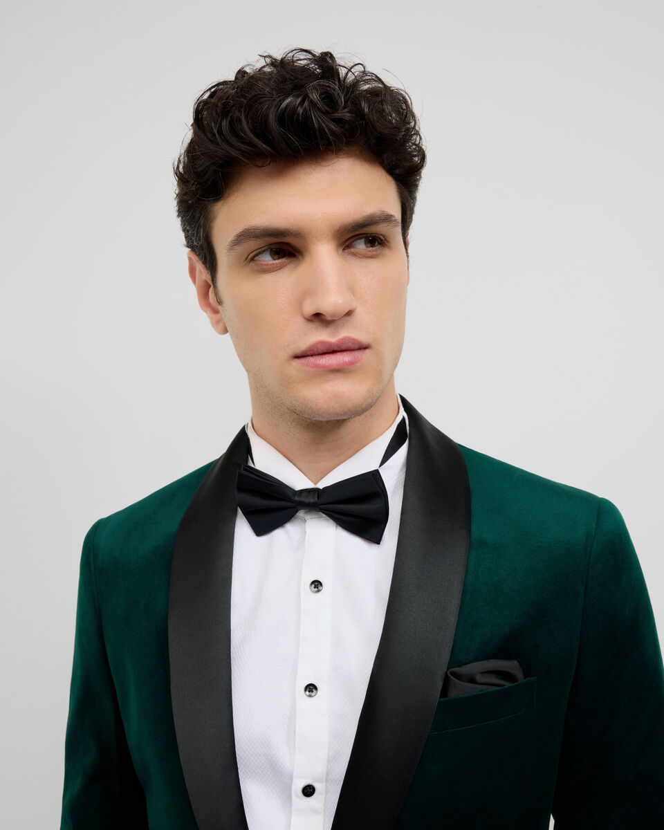 Black Tie Velvet Tuxedo, Emerald, hi-res